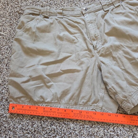 Duluth Trading Flex Fire Hose Shorts Mens 46 Canvas Work Utility 7 Inch Inseam - Picture 7 of 7